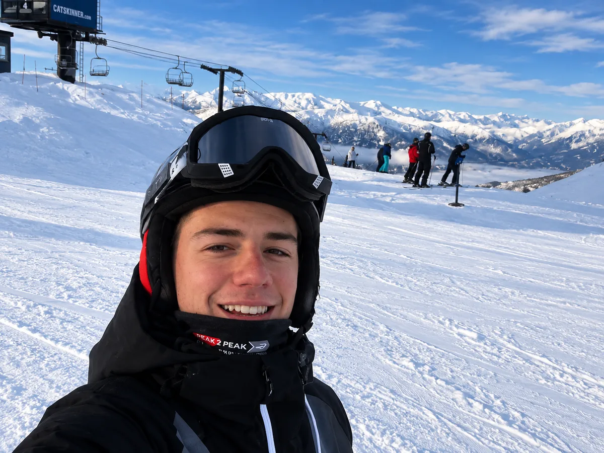 Jasmin Morin sur les pistes de Whistler Blackcomb, en Colombie-Britannique