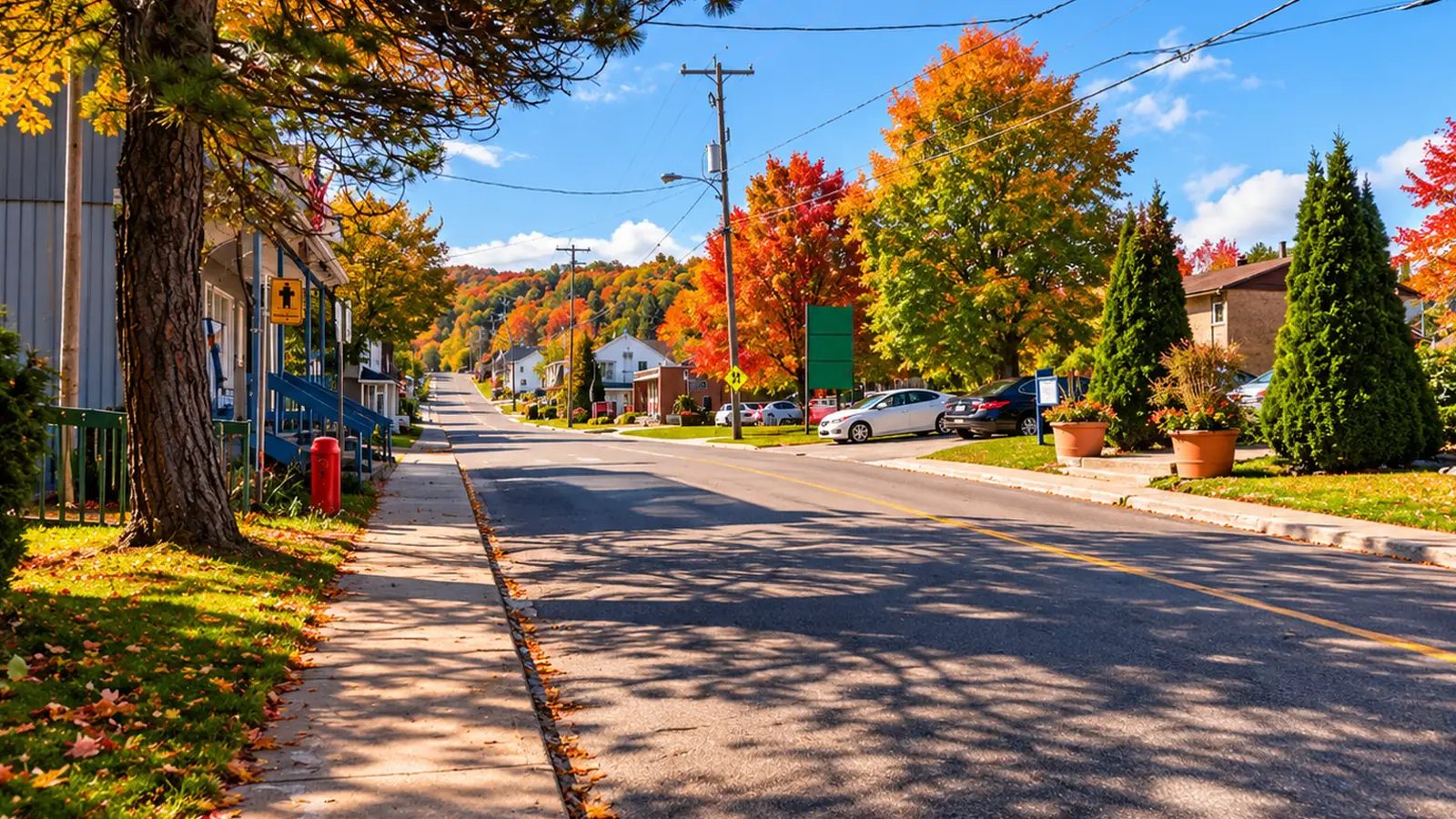 Chertsey en images : un coin de la ville (Lanaudière)