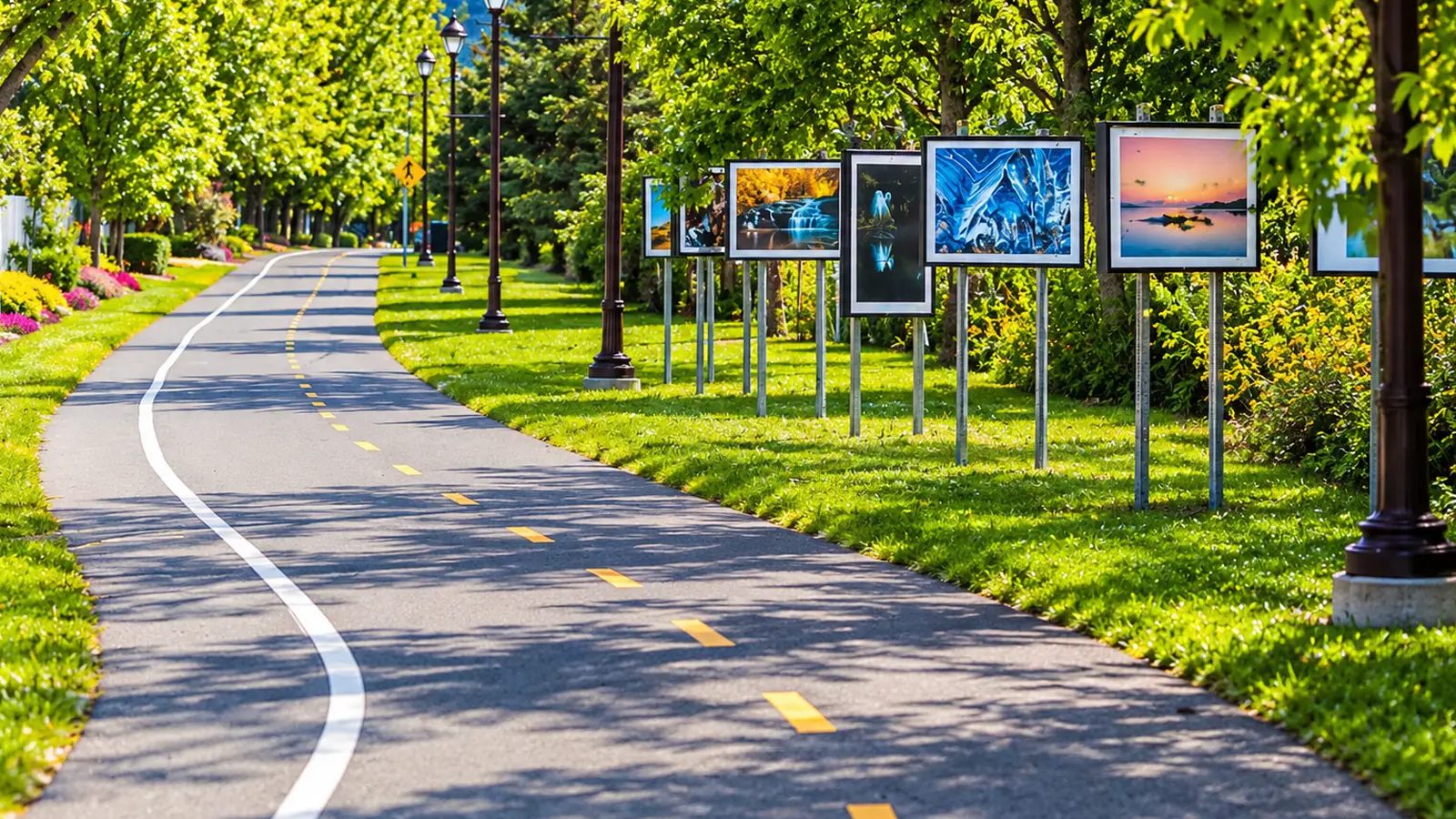 McMasterville en images : un coin de la ville (Montérégie)