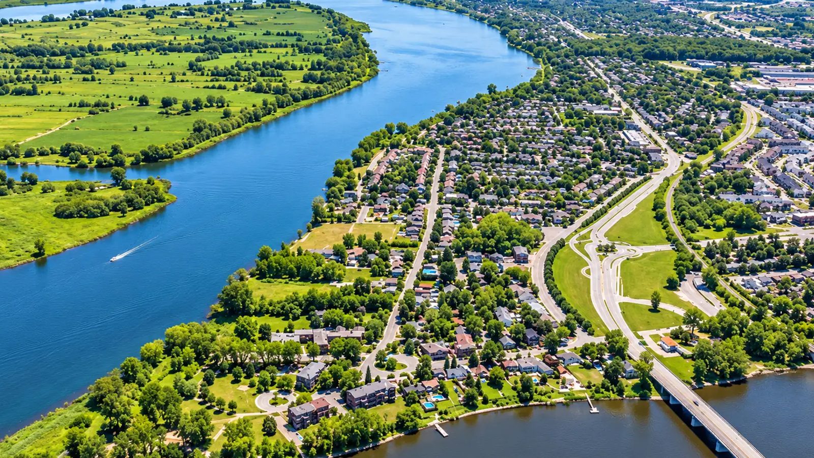 Rivière-des-Prairies–Pointe-aux-Trembles em imagens: um canto da cidade (Montréal)