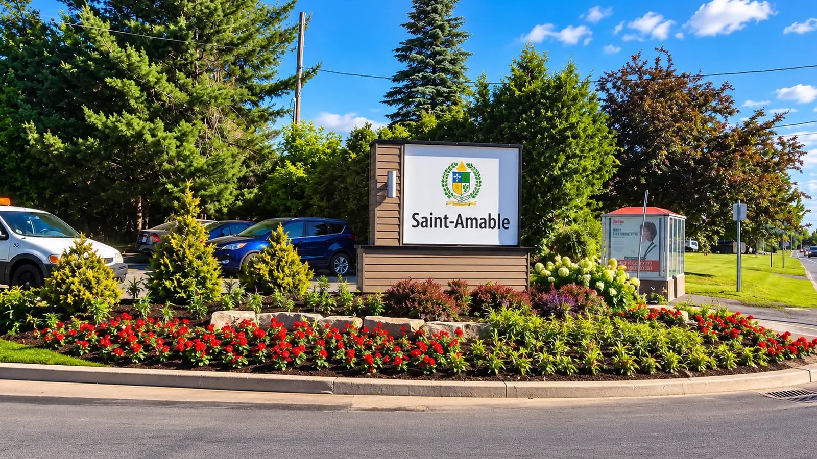Saint-Amable en images : un coin de la ville (Montérégie)