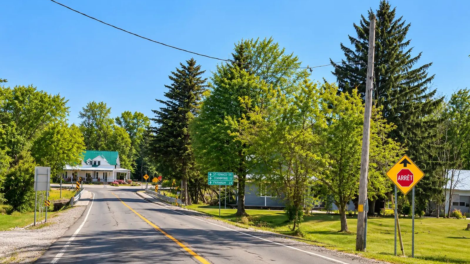 Saint-Édouard en imágenes: un rincón de la ciudad (Montérégie)