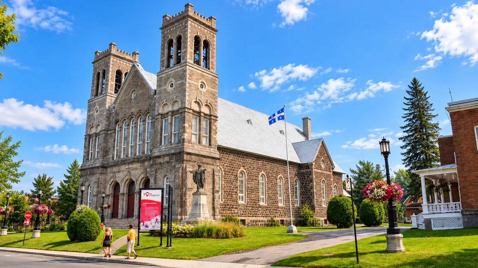 Sainte-Agathe-des-Monts en imágenes: un rincón de la ciudad (Laurentides)